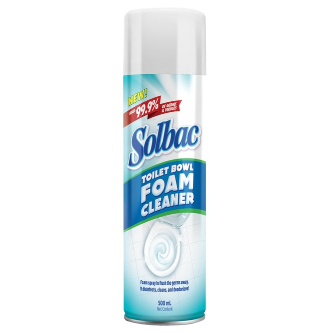 Solbac Toilet Bowl Foam Cleaner 500ml