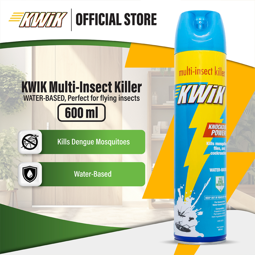 KWiK Multi-Insect Killer (Water-Based) 600mL