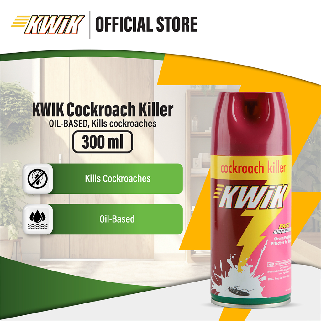 KWiK Cockroach Killer (Oil-Based) 300ml