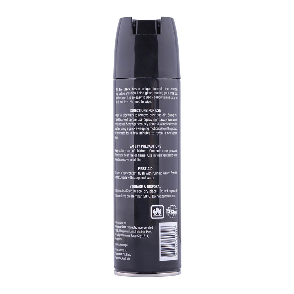 VS1 Tire Black (Aerosol) 250ml