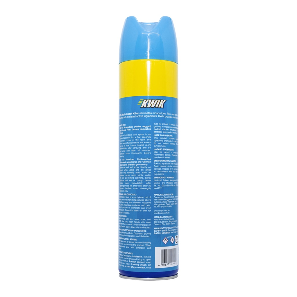 KWiK Multi-Insect Killer (Water-Based) 600mL