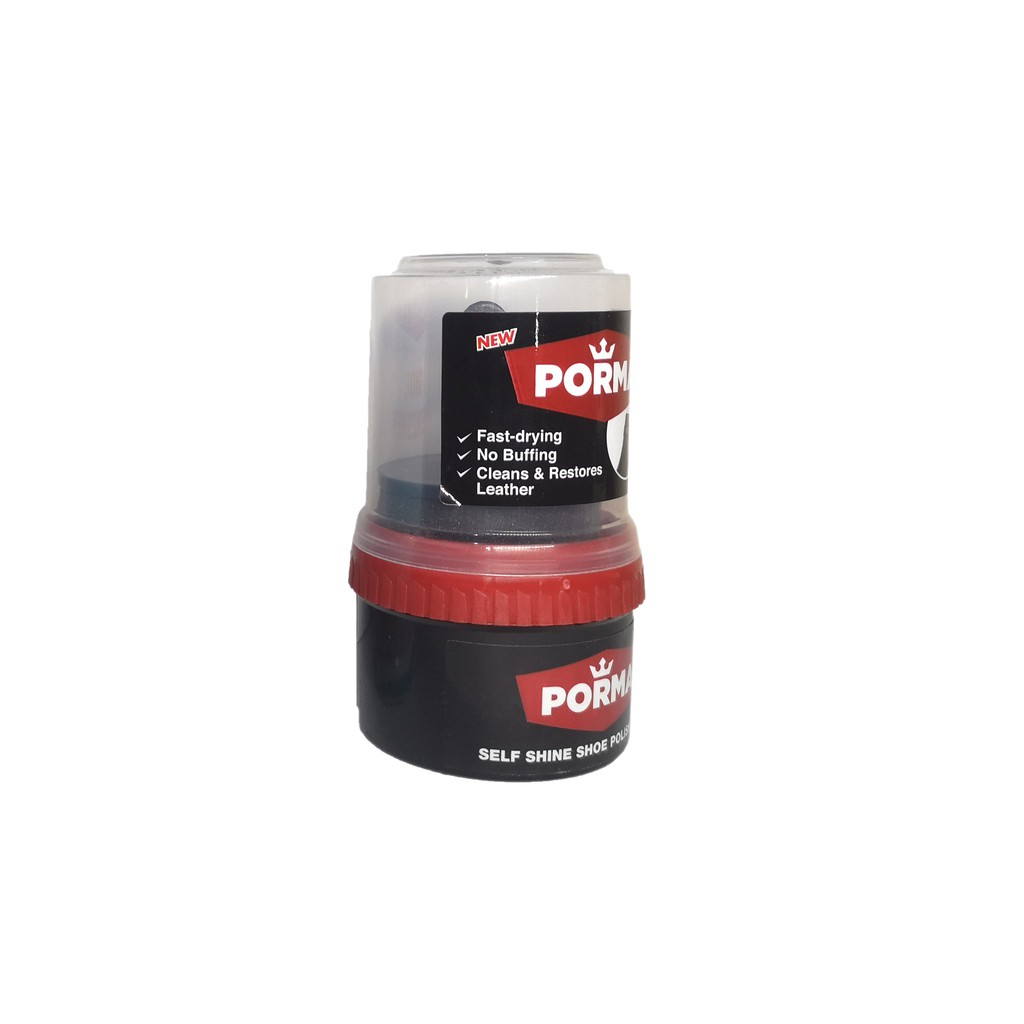 PORMA Self-Shine Shoe Polish Cream Black 50 ml