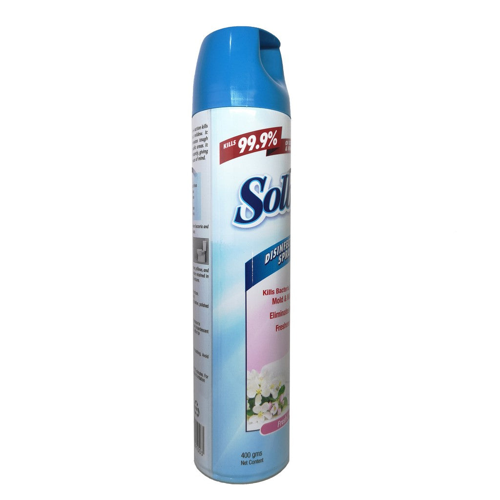 Solbac Disinfectant Spray Fresh Linen 400g