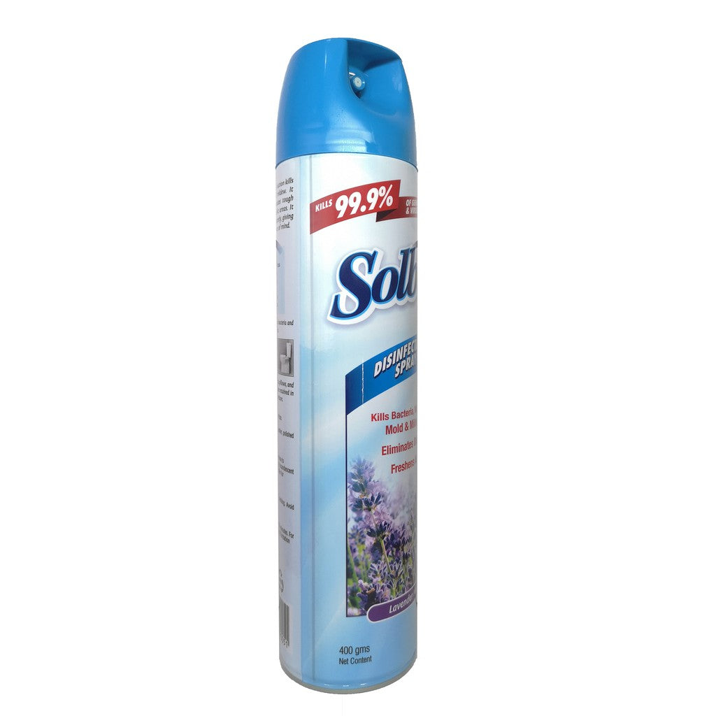 Solbac Disinfectant Spray Lavender Mist 400g