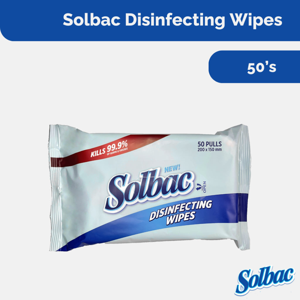 Solbac Disinfecting Wipes 50 sheets