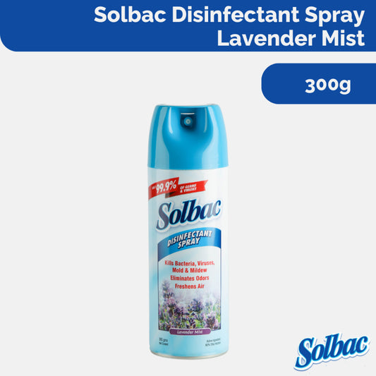 Solbac Disinfectant Spray Lavender Mist 300g