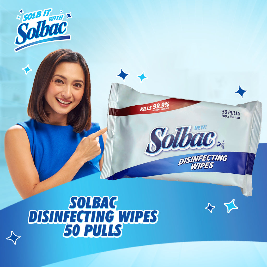 Solbac Disinfecting Wipes 50 sheets