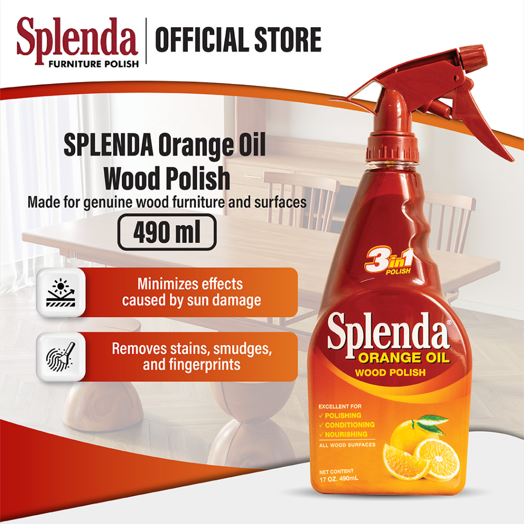 Splenda Orange Oil Wood Polish 490 ml