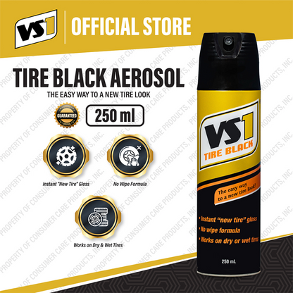 VS1 Tire Black (Aerosol) 250ml