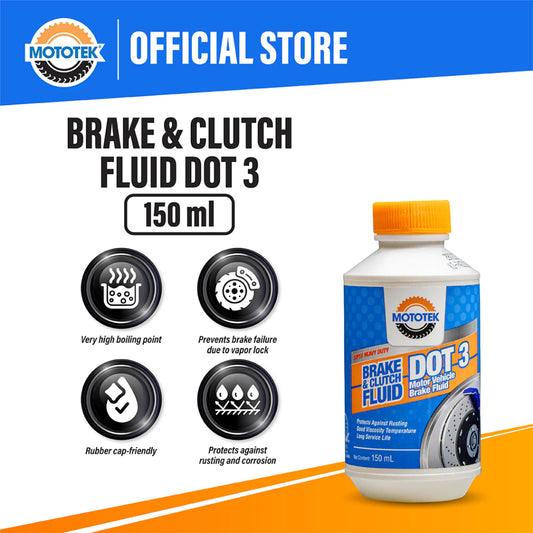MOTOTEK Brake & Clutch Fluid DOT3 150ml